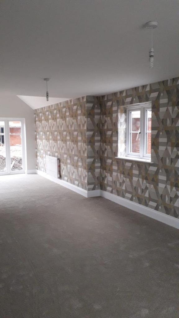 interior wall paper decorating milton keynes